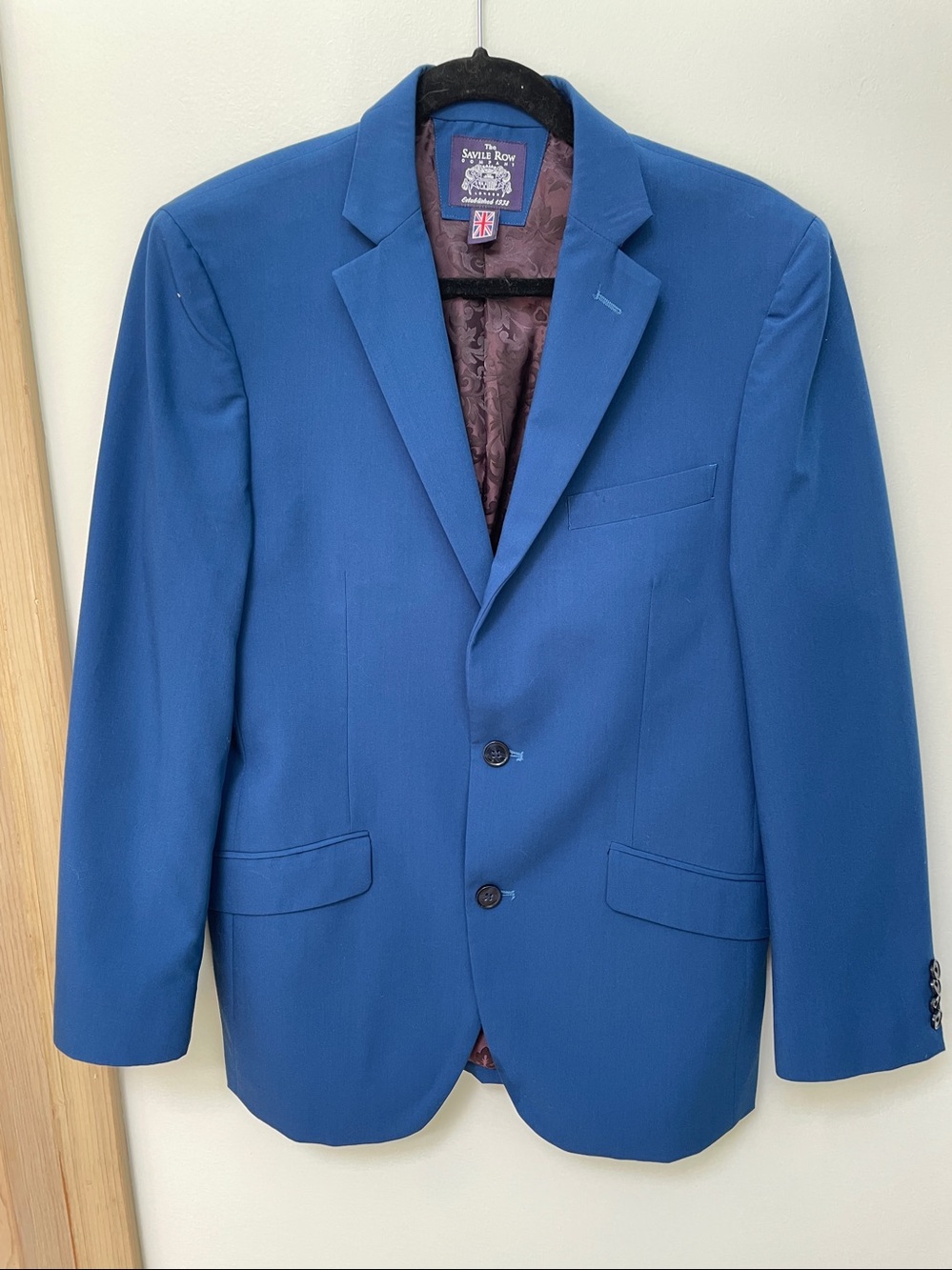 The Savile Row Company blazer 38R Hoxton Blue